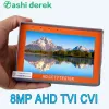 Anzeige Mini AHD Camera Monitor Handgelenk Design CVBS Analog 8MP CMERA Tester Unterstützung AHD CVI TVI PTZ UTP -Netzwerk CCTV -Tester drei Modelle