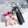 Fashion Cartoon Movie Character Keychain Rubber And Key Ring For Backpack Jewelry Keychain 083603