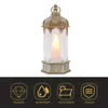Candle Holders Lantern Pillar Holder Home Use Night Lamp Indoor Small Plastic Light Electronic Component Bedside Creative LED Decoration
