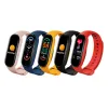 Pulseira banda 6 versão global Bracelet inteligente AMOLED SLATE SMARTBABLA FITUST Traker Bluetooth Freqüência cardíaca Pulseira Relógio M6 para Xiaomi