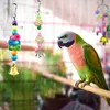 Andra fågelförsörjningar 10 Pack Parakeet Toys Hanging Bell Pet Cage Swing Chewing för små papegojor Finches Love Birds