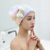 Towel Thick Coral Fleece Hair Drying Caps In Colorful For Women Ultrafine Fiber Towels Fast And Super Absorbent Head Wrap