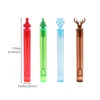 Party Decoration Bubble Soap Bottle Wedding Guests Gifts Colorful Stick Sets Christmas Themed Cartoon Wands For Kids Children