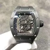 27 Hot Selling Hollowed Out Quartz Polshipwatch European Style Luminous vat gevormd drie naald spookhoofd heren niet -mechanisch horloge 45