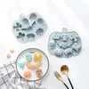 Moules de cuisson 8even Halloween Thème 3d Pumpkin Holiday Shape Silicone Cake Dessert Aliments supplémentaires DIY SOAP FAP