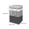 Bolsas de lavanderia Bolsa de arame de metal de pano Bolsa à prova d'água 75l Capacidade fácil de transportar alças reforçadas da loja PE