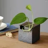 Vase Ikebana Ceramic Decoration Zen Flower Plant Pot for Yoga Studio School