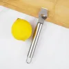 Lemon Zester Greater ze stali nierdzewnej Włóstwo cytrynowe pomarańczowy obieraj cytrusowe owocowe Greater Peeling Knife Kitchen Gadżety akcesoria barowe