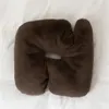 Oreiller hiver chaud en peluche en peluche de canapé-siège imitation lance de fourrure pour canapé chaise de bureau mat à la maison décoration