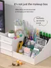 Ящики для хранения 1pc Многоцелевая макияж-коробка современный пластиковый настольный организатор