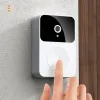 Cabine de porte WiFi sans fil HD 1080p HD WiFi Camerie de porte étanche VIDEO PORTE BELLE SMART EXTÉRIEUR AVEC LA BATTERIE CHANGEMENT CAME VISION NIGHT