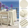 Tale da mesa El Banquet Casamento Cetin Setin Square Toleta de mesa branca Champagne Silk Taber Cover 90x132 polegadas