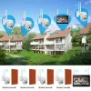 Cameras WiFi PTZ Security Auto Track Camera System 10CH 10.1" Screen NVR Kit Monitor P2P Intercom Audio Home Surveillance CCTV Set