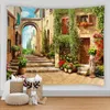 Tapestries Beautiful Ancient Architecture Print Wall Hippie Tapestry Landscape Home Decor Rug Carpets Hanging Big Couch Blanket