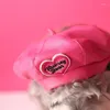 Dog Apparel Fashion Accessories For Small Dogs Po Concave Shape Female Hat Pet Supplies Decoration Pumpkin Puppy Caps