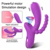 3 In 1 Clit Sucker Vagina Sucking Vibrator Clitoris Stimulator Blowjob Oral Nipple Sex Toys for Adults 18 Women Products 240403