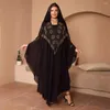 Roupas étnicas 2024 Vestidos de noite de festa africana elegantes para mulheres de verão plus size vestidos de vestido maxi de moda muçulmana abaya roupas