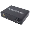 Converter Aixxco 192 Khz Dac Hd Hifi Coaxial Optical to Analog Rca R/l Audio 3.5mm Jack Dac Audio Decoder with Volume Control Converter