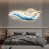 Aesthetic Wall Decoration Paintings Luxury Bedroom 3d Relief Led Interior Modern Home Decor Items Office Accessories 240420