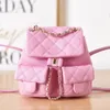 10A Mirror Quality Gril Designer Small Backpack Mini Backpacks Classic Cross Crossbody Calfs Sac à bandoulière 17,5 cm avec boîte C500