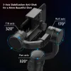 Monopodes Axnen F8 3Axis Handheld Gimbal Phone Stabilising Stabilizer Smartphone Tripod Phone Phoneder pour iPhone Android Mobile Video Enregistrement