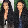 Klassisk afrikansk svart liten roll 13x4 spetsfront peruk hög temperatur Silk peruk cosplay hårfest långa syntetiska peruker