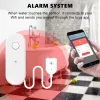 Detector tuya wi -fi water vazamento de vazamento Detector de vazamento Smart Life Control App Alert Alerta