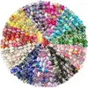 Bracelets de charme 20 pcs élastiques plus 220pcs Bigles d'espaceur de gros trou bricolage bracelet métal