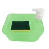 Liquid Soap Dispenser en Scrubber Holder met sponshandige vaatwaspomp keukengerei reinigingsgereedschap