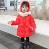 Down Coat HYLKIDHUOSE 2024 Autumn Winter Baby Girls Coats Female Children Padded Jacket Warm Outdoor Hooded Kids Outerwear
