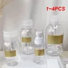 Storage Bottles 1-4PCS 300/500ml Nail Art Press Bottle Refillable Portable Cleaning Water Polish Removing Makeup Spray