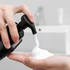 Distributore di sapone liquido da 450 ml di bottiglie per la lavaggio a mano in schiuma quadrata portatile bottiglie per la casa accessori per il bagno per la casa