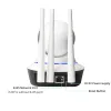 Sonnette de porte WiFi WiFi Smart Home IP Camera 1080p Protection de sécurité deux façons CCTV MINI SANS CAMI PRÉPADENCE RJ45 Connect