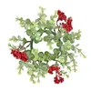 Dekorative Blumen Kerze Girlande Ringe Weihnachtsdekoration 8.66 "für Cafés Bauernhauspartys