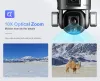 Kameralar UHD 4K 8MP Güneş Kamera Çift Lens 10x /4x Zoom 4G /WiFi AI Güvenlik Açık Kamera İnsansı İzleme Renk Gece Görüşü PTZ Cam