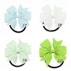 Hair Accessories 10pcs/lot Cute Bow Girls Headband Ribbon Elastic Bands Rope Headwear Acessorio Para Cabelo Ties