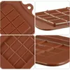 24 griglia quadrata cioccolato quadrati stampo silicone stampo dessert a blocco stampo bar a blocco ghiaccio silicone cassa zucchero da zucchero stampo