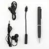 Enregistreur numérique Enregistreur vocal Pen Sound Audio Activé Dictaphone Recording Device Professional Music Player avec USB Cable Earplug