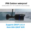 Câmera de câmeras Jienuo IP Câmera IP Wireless 1080p Audio HD CCTV Vigilância de segurança externa à prova d'água à prova d'água Wi -Fil Wi -Fi Home Camera IP