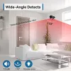 كاشف CPVAN Motion Sensor إنذار مع التحكم عن بُعد ، كاشف حركة أمان الأشعة تحت الحمراء اللاسلكية الداخلية مع صفارات الإنذار (3*بطاريات AA)