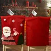 Chair Covers Christmas Cover Santa Back Decor For Year Home Dining Slipcovers