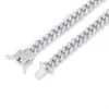 Hot Sale Cuban Necklace Chain S925 Silver 6-10mm Single Row Iced Out Miami Cuban Chain Hip Hop Link with Gra Certificate Jewelry