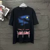 パリメンズTシャツヨーロッパフランスの贅沢レタータワーグラフィック印刷ファッションメンズ半袖Tシャツレディースルース2BカジュアルコットンTシャツM-3XM