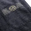 Kurtki męskie zimowe męskie płaszcz tunikowy chiński haft postaci fu haft tangzhuang gęsta polarowa podszewka stroje termiczne Orientalowe odzież orientalna