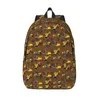 Sacs scolaires Pattern Construction Tamin for Teens Student Livre Canvas Daypack de jour Middle High Travel