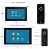 Intercom TUYA 1080P 10 Inch 7 Color Touch Screen Wifi Video Doorbell Smart APP Home Intercom Password Unlock RFID Access Control System