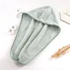 Towel Stripe Hair Soft Magic Microfiber Fast Drying Dryer Bath Wrap Hat Quick Cap Turban Dry Bathroom Towe