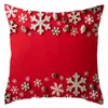 Kussen Huis en kantoor Kussenkussen Taille Woonkamer Auto Sofa Decoratie Cover Kerstmis Kerstmis