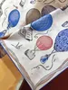 Lenços de seda reais letras simples de designer presbiopia imprimem bandana de lenço de seda floral para mulheres lençóis de maça