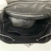 Backpack Authentic Crocodile Skin Drawstring Closure Male Black Casual Genuine Alligator Leather Men's Large Travel Bag Pack